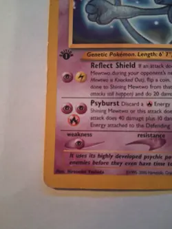 Pokemon TCG Shining Mewtwo Neo Destiny 109 Holo Unlimited Shiny Holo Rare - Image 5