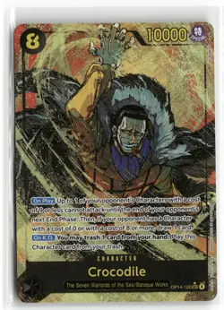 Crocodile - (Alternate Art) OP14-120 The Azure Sea's Seven One Piece Foil NM - Image 1