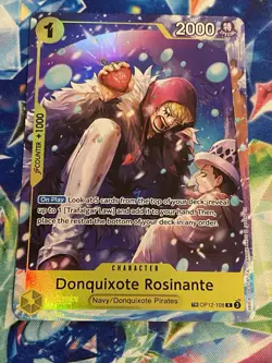 One Piece TCG - Donquixote Rosinante OP12-108 TR Treasure Rare - EN - NM - Image 1