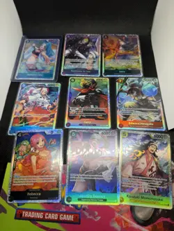 One Piece SR Lot Of 65 OP12-OP14 Pack Fresh - Image 5