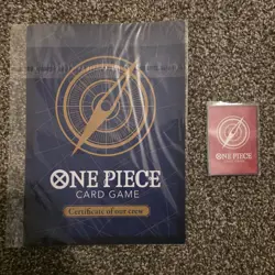 One Piece TCG Monkey D Luffy Certificate Of Crew Jumbo Oversized Card - Image 2