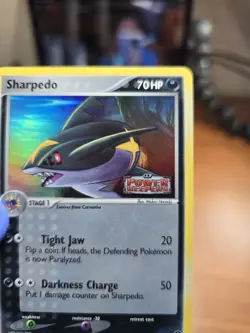 Sharpedo 38/108 Holo Stamped EX Power Keepers 2007 Pokemon Card VLP - Image 3