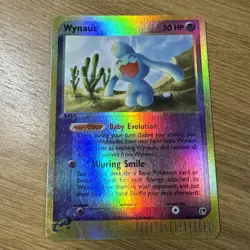 Wynaut 54/100 EX Sandstorm Pokemon Card Reverse Holo Foil Rare Near Mint - Image 1