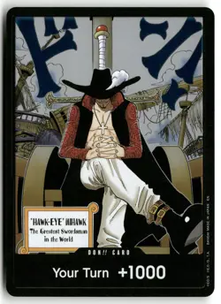 DON!! Card (Dracule Mihawk) DON!! The Azure Sea's Seven - Image 1
