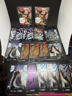 One Piece Don Card Bulk Lot Of 16 All Foils - Image 1
