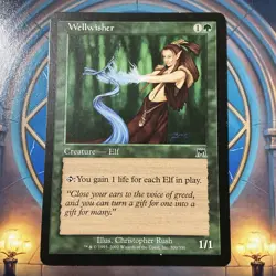 Magic the Gathering MTG Wellwisher (300) Onslaught LP - Image 1