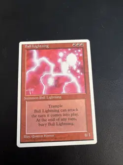 Ball Lightning Fourth Edition MP MTG - Image 1