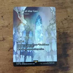 Crystal of Altar Cave - Chromatic Lantern (Showcase) Final Fantasy MTG Regular - Image 1