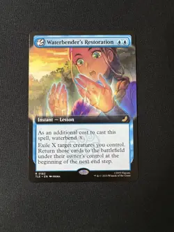 2025 MTG Avatar The Last Airbender Waterbender's Restoration Extended Art #183 - Image 1