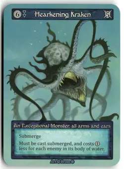 Sorcery: Contested Realm Gothic Hearkening Kraken Exceptional Water - Image 1