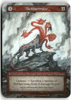 Sorcery: Contested Realm Gothic Slobbermaw Exceptional Fire - Image 1