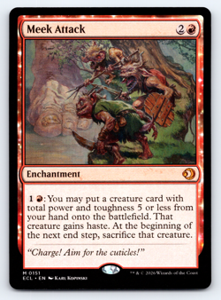 Meek Attack - Lorwyn Eclipsed MTG - Image 1