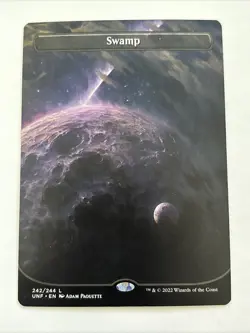 Swamp Land (242) Unfinity UNF MTG Magic The Gathering - Image 1