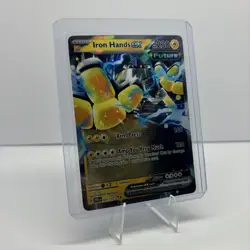 2025 Pokemon SV Prismatic Evolutions Iron Hands ex Double Rare #031/131 - Image 3