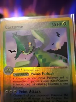 Pokemon TCG Cacturne 2/100 Sandstorm Reverse Holo LP - Image 3