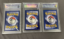 Pokemon Slabs lot of 3 Crown Grading Jigglypuff Kakuna CCG 7 7.5 Base Set 2 - Image 2