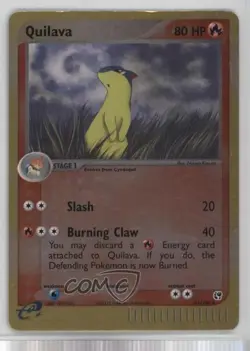 Quilava Reverse Foil Pokemon EX Sandstorm #51 2003 - Image 1