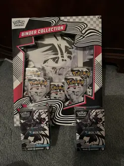 Pokemon TCG Sealed 2x Black Bolt Bundles & 1x White Flare Binder Collection NEW - Image 1