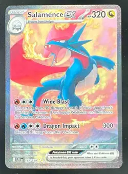 2025 Pokemon Journey Together #187/159 Salamence ex - Image 1