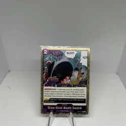 Slow-Slow Beam Sword OP07-076 Pirate Foil PRB-02 The Best Vol 2 One Piece TCG - Image 1