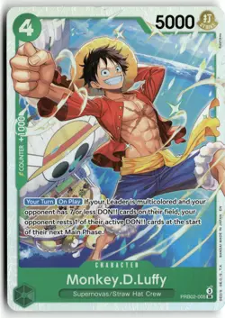 Monkey.D.Luffy PRB02-005 Premium Booster -The Best- Vol. 2 One Piece Foil NM - Image 1