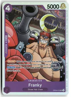 Franky - (Reprint) OP09-072 Premium Booster -The Best- Vol. 2 One Piece Foil NM - Image 1