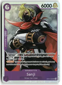 Sanji (Reprint) OP07-064 Premium Booster -The Best- Vol. 2 One Piece Foil NM - Image 1