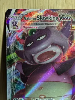Pokemon Card Galarian Slowking V Max Mint Condition Near Perfect Great Card - Image 3