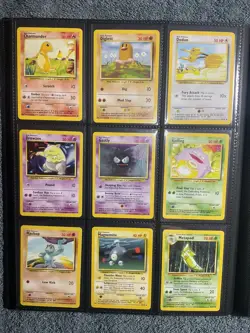 Pokemon Complete Base Set 4th print Rare Uncommon Common Cards Vintage NM FRESH - Image 4