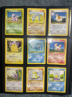 Pokemon Complete Base Set 4th print Rare Uncommon Common Cards Vintage NM FRESH - Image 5