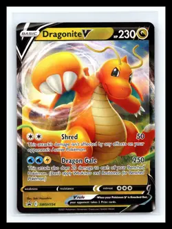 💥 Dragonite V - SWSH154 - Pokemon Sword & Shield Promo Ultra Rare Holo Card - Image 1