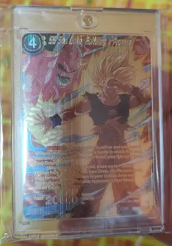 SS Son Goku Fulfilling A Promise P-597 Pr Promo EN Dragon Ball Super Card Game - Image 4