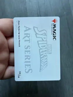 Peter Parker Art Card 34/54 Art Series: Marvel’s Spider-Man Magic The Gathering - Image 2