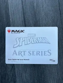 Peter Parker Art Card 34/54 Art Series: Marvel’s Spider-Man Magic The Gathering - Image 4