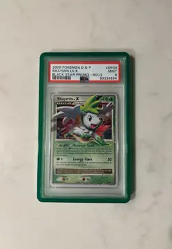 Pokemon TCG Shaymin LV.X Black Star Promotional Holo Card DP39 PSA 9 POP 49 MINT - Image 1