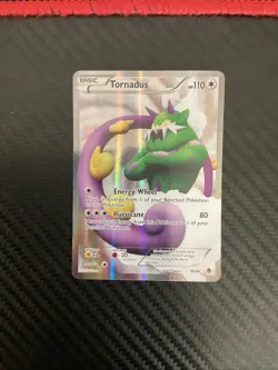 Tornadus - 98/98 - Pokemon Emerging Powers Black White Full Art Rare Card MP - Image 1