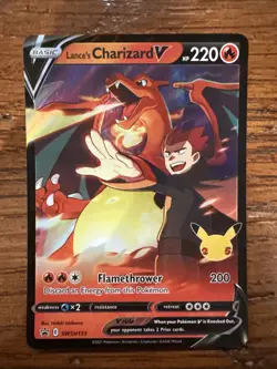 Lance's Charizard V SWSH133 SWSH: Sword & Shield Promo Cards Holo - Image 1