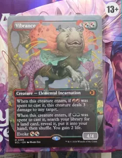 Magic The Gathering, Vibrance, (Borderless) Lorwyn Eclipsed, Regular - Image 1