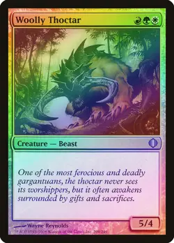 Woolly Thoctar Foil Shards of Alara #209 MTG Magic the Gathering NM 2Fire Games - Image 1