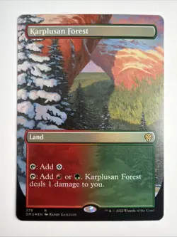 Karplusan Forest (Borderless) Dominaria United Foil - Image 1