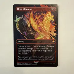 Heat Shimmer FOIL Borderless 137 Special Guests SPG ECL MTG Mythic Unplayed Mint - Image 1