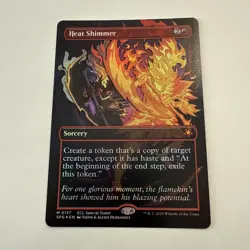 Heat Shimmer FOIL Borderless 137 Special Guests SPG ECL MTG Mythic Unplayed Mint - Image 2