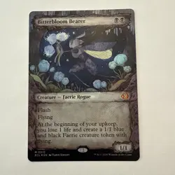 Bitterbloom Bearer FOIL Showcase 310 Lorwyn Eclipsed ECL MTG Mythic Unplayed NM - Image 1