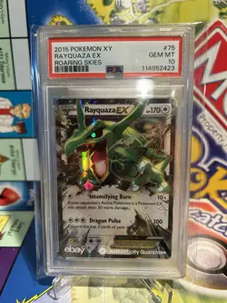 Pokemon Rayquaza EX 75/108 Roaring Skies Holo PSA 10 GEM - Image 1