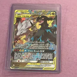 Pokemon TCG Reshiram & Zekrom GX 157/236 Cosmic Eclipse Tag Team Ultra Rare 270 - Image 1