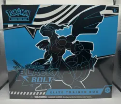 Pokemon TCG Scarlet & Violet Black Bolt Elite Trainer Box ETB Factory Sealed - Image 1