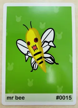 Mr Bee (Beedrill) #15 - Gen 1 Pookiemoot Fan Art - Pokemon - Free Shipping!! - Image 1