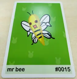 Mr Bee (Beedrill) #15 - Gen 1 Pookiemoot Fan Art - Pokemon - Free Shipping!! - Image 2