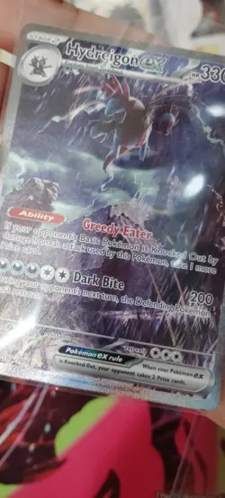 Hydreigon EX 330HP Special Illustration Rare 169/086 White Flare Holo Pokemon T. - Image 3