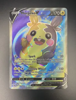 Morpeko V 190/202 Full Art Holo Ultra Rare - 2020 Pokemon Sword & Shield NM - Image 1